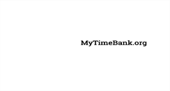 Desktop Screenshot of mytimebank.org