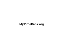 Tablet Screenshot of mytimebank.org